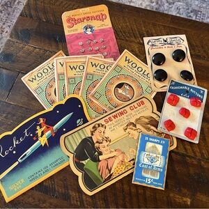 Vintage sewing notions
